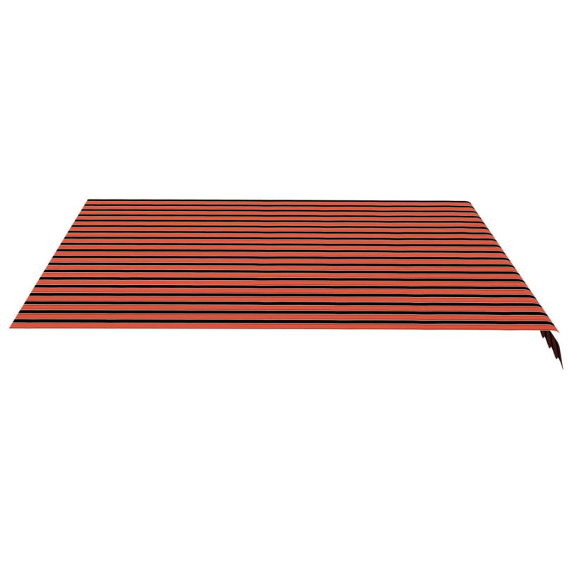 Awning Top Sunshade Canvas , 400cm W x 350cm D, Orange/Brown