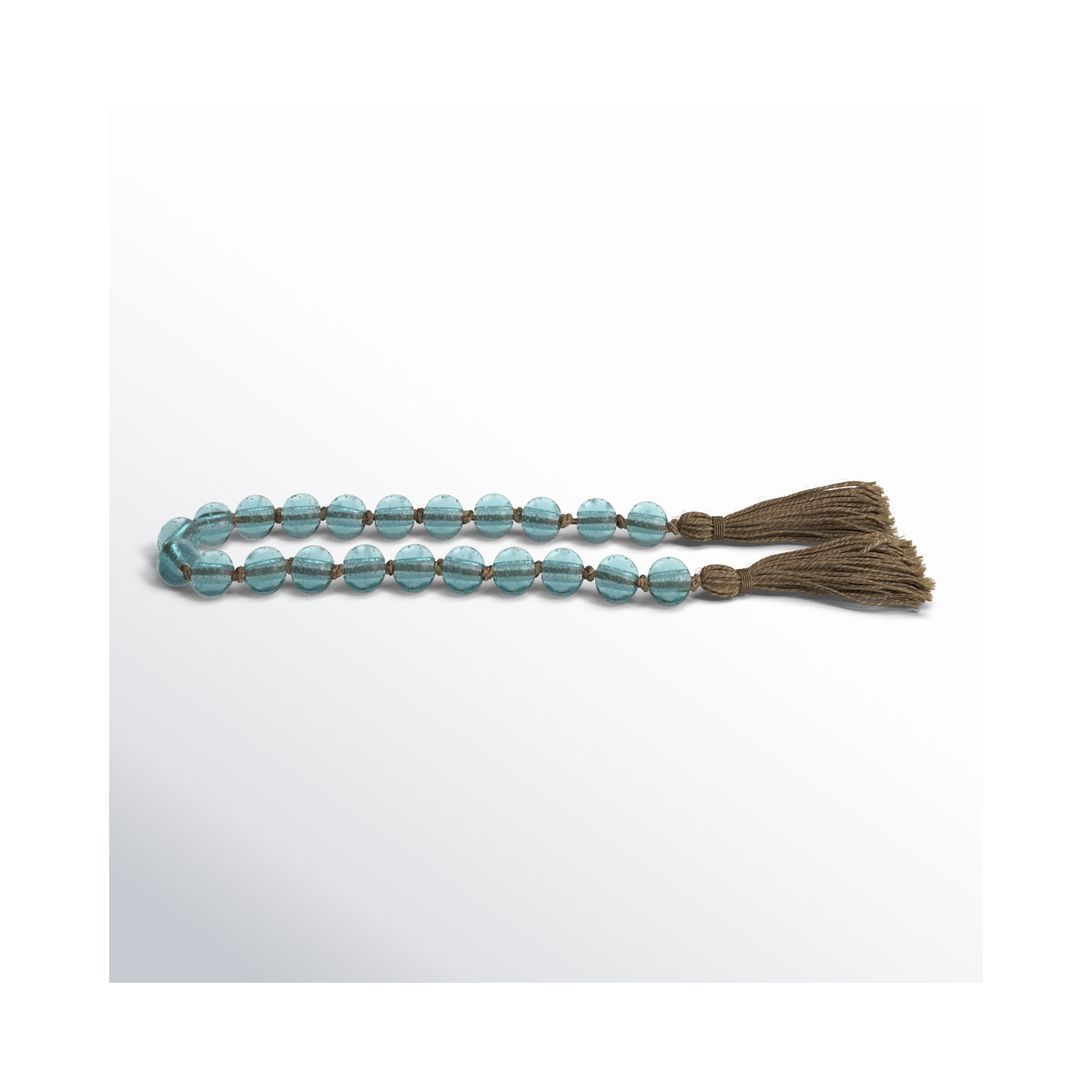 Ailey Novelty Garland, Powder Blue, 3'9"