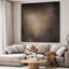 «Faded Brown Abstract Minimalist Illustration», art mural encadré - impression numérique (assemblage de cadre requis)-106812527