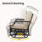 7 Piece Wicker Rattan Patio Furniture Set With Fire Pit Table & End Table-198016461