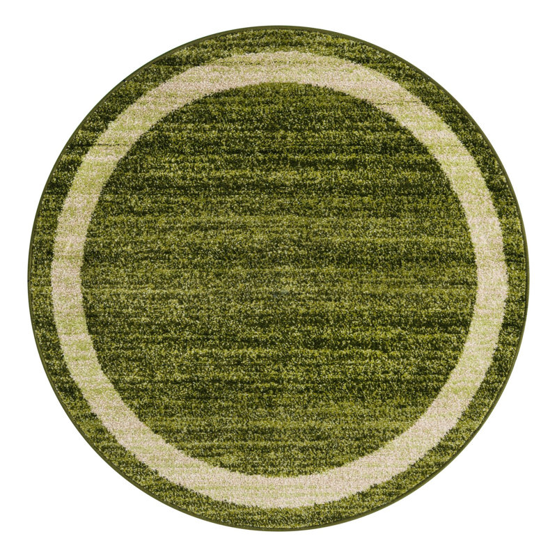 Songul Washable Indoor Rug, Round 6'1"