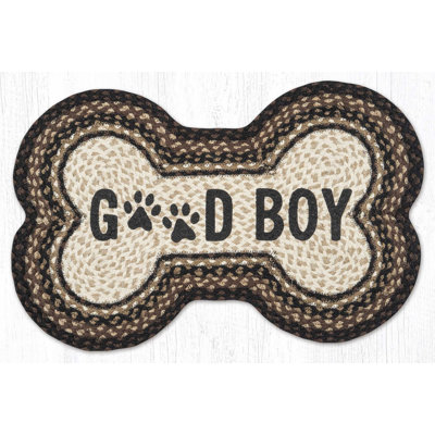  Tapis en jute tressé à la main Good Boy Farmhouse Dog