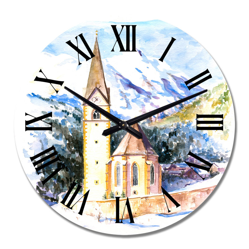 Petite horloge murale Mid-Century, Grand