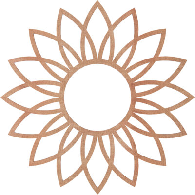 Médaillon de plafond ajouré 22 po x 7 pi 8 po x P 3/8 po Daisy