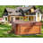 Allionna Square Hot Tub With LED Blue-515215000