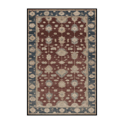 Tapis brun lavable à la machine