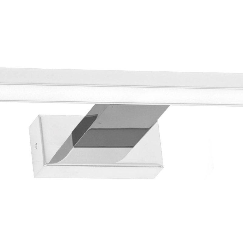 Bradyen LED Armed Sconce, White/Chrome
