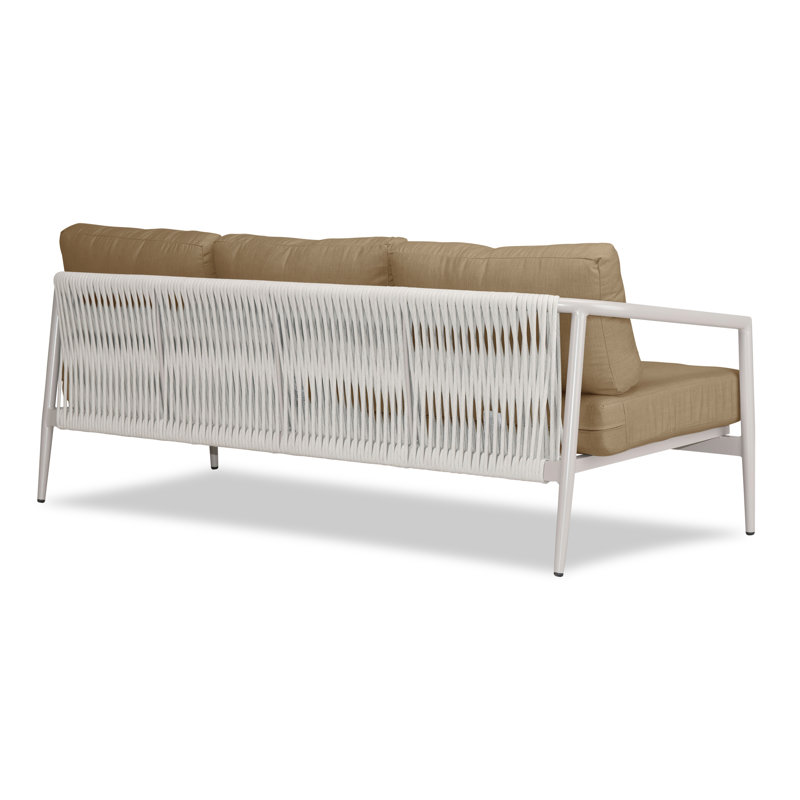 Outdoor 3 - Seat Patio Sofa, Canvas Natural Sunbrella® Canvas, Urban Stone