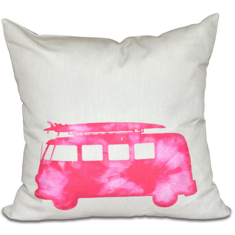 Coussin Willems, H 18 po x l 18 po, Rose