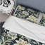 Ensemble de housse de couette vert et blanc-707199848