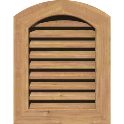 Grille d'aération verticale en cèdre