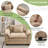 53" Comfy Cloud Couch Deep Seat Sofa Chair With Throw Pillow For Living Room Bedroom-981056832