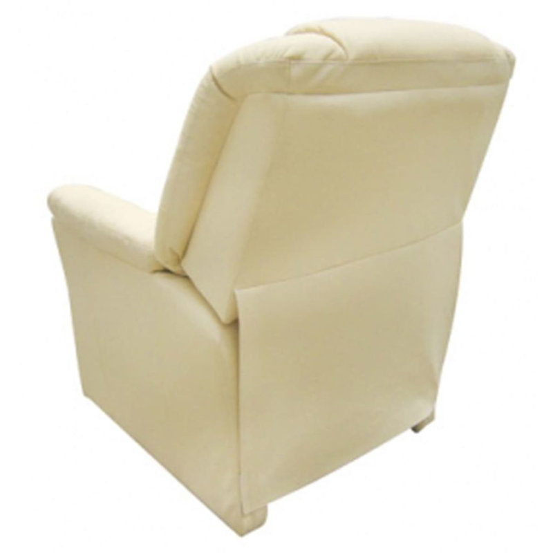 Fauteuil de massage en similicuir, Crème