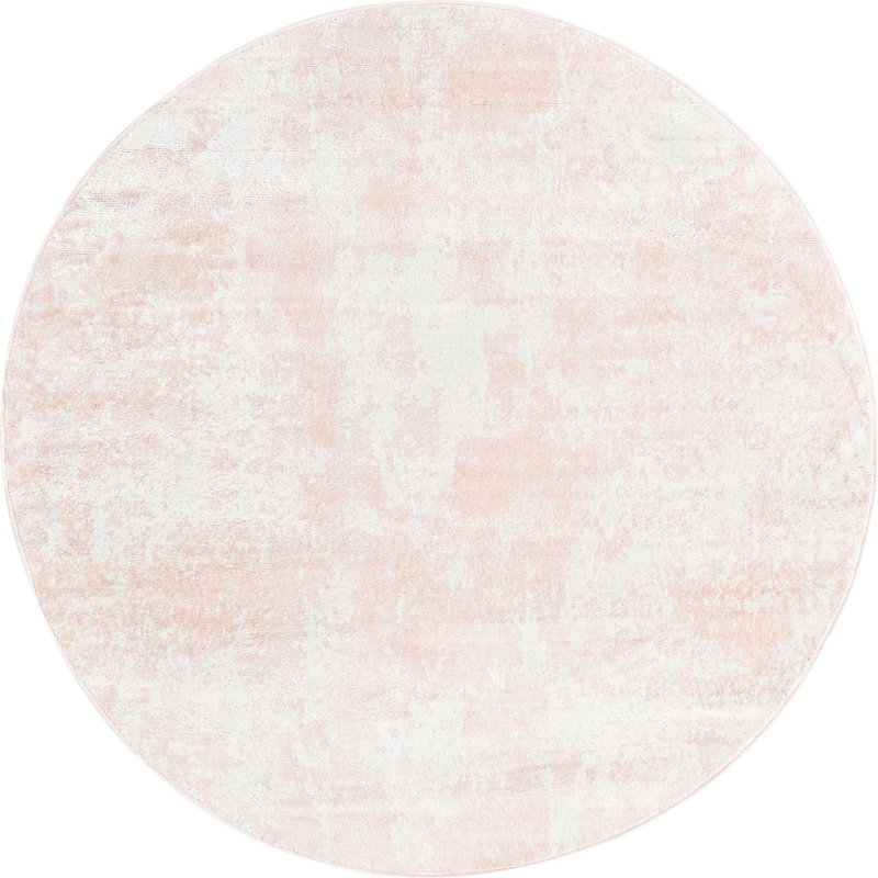 Abstract Indoor Rug, Round 5'
