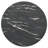 Enlow Black Round Marble-like SmartTop Coffee Table