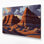 Art mural sur toile brun du sud-ouest, "Badlands 97"