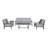 Copland 3 - Person Patio Conversation Set with Cushions