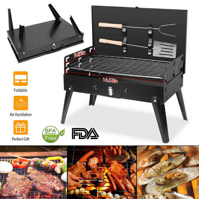 Edge Collections 10'' W Charcoal Grill