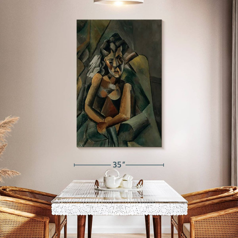 Avery Femme Assise, 51" H x 34" W