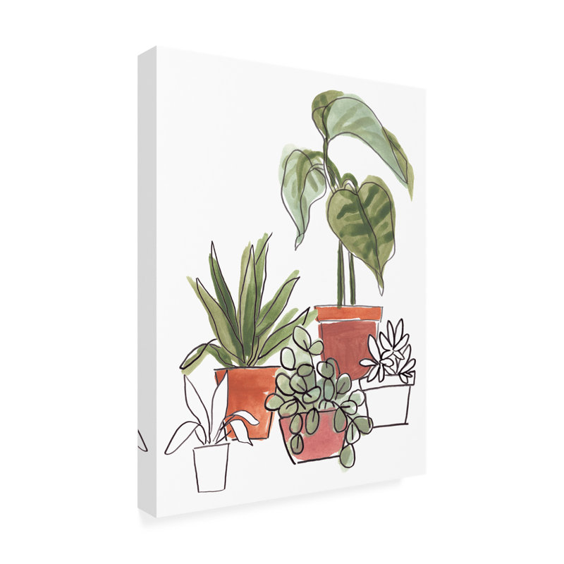 «Home Grown I» sur toile par June Erica Vess, reproduction, H 47 po x l 35 po x P 2 po