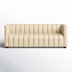 Beige Genuine Leather