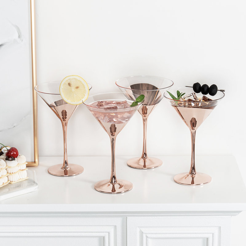 4 Piece 237ml Martini Glass Set