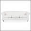 Canapé Chesterfield à accoudoirs roulés 84 po 3 places