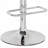 Rania Gray & Chrome Finish Adjustable Stool W/Swivel