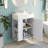 21.6"Bathroom Vanity With Single Ceramic Sink, Left Side Storage-516810538