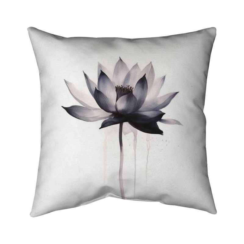 Watercolor Flower – Throw Pillow Cover Only, Double-Sided Print, Insert Not Included
