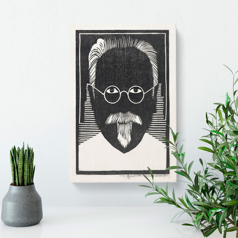 Self-Portrait Vol.2 by Samuel De Mesquita - Wrapped Canvas Painting, 76cm H x 50cm W x 3cm D