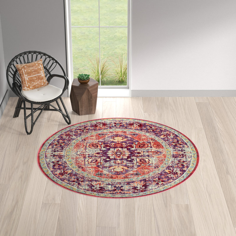 Tapis oriental Norwood, Rond 6 pi 7 po