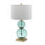 Lampe de table verte 29 po