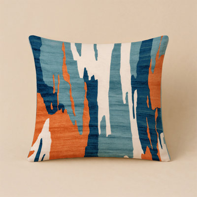 Watercolor Indoor and Outdoor Throw Pillow