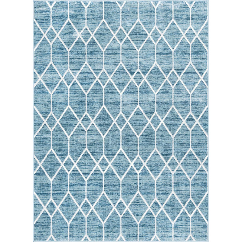 Clidy Abstract Indoor Rug, Rectangle 7' x 10'