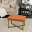 Mikey 24'' Wide Velvet Tufted Rectangle Standard Ottoman