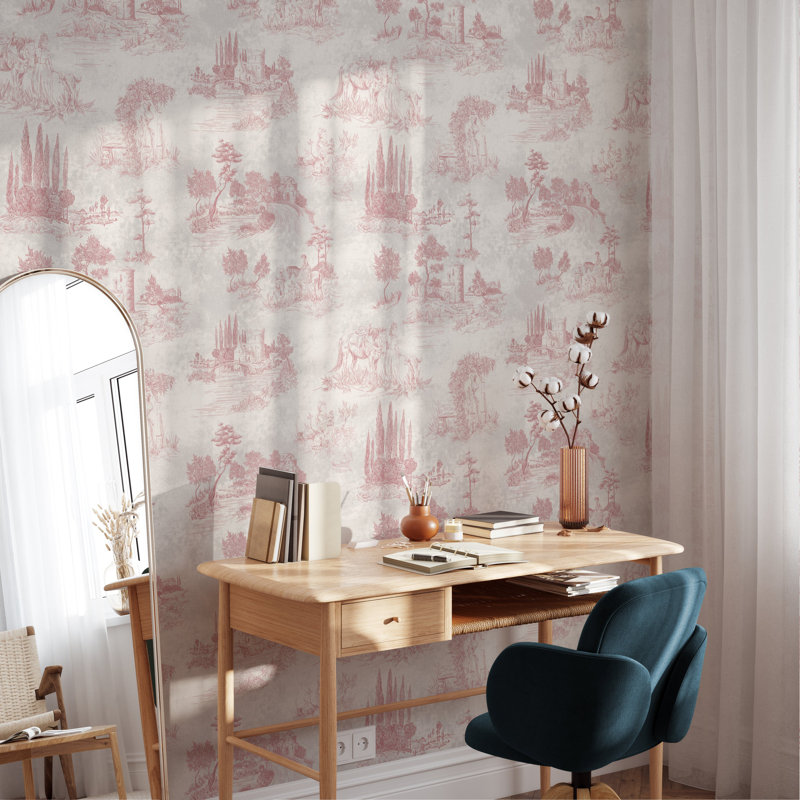 French Vintage Toile Wallpaper