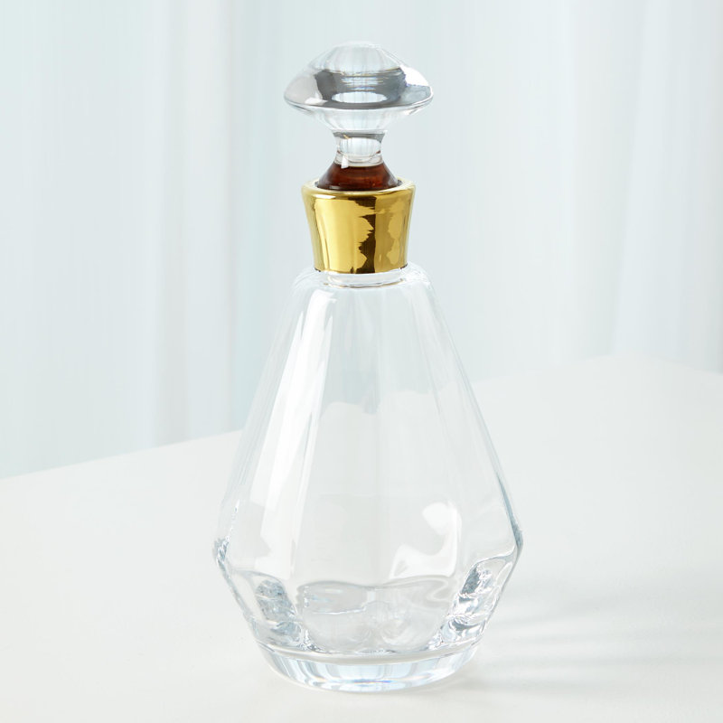 Prism Decanter-Gold
