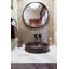 Lavabo vasque ovale en cuivre martelé à jupe 18 "