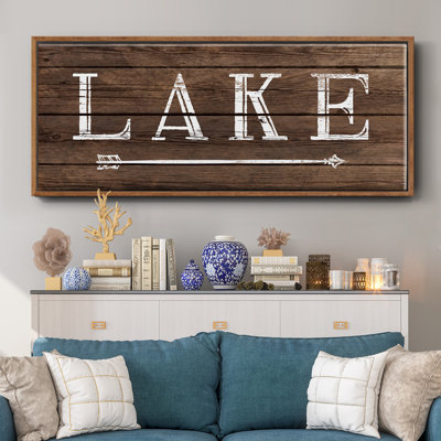 To the Lake- Framed Canvas