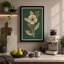 Single Stem in Gold Botanical - Wrapped Canvas-1238881360-1238881367