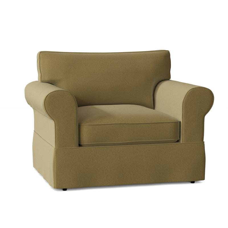 Fauteuil à housse large Kingsbridge, Palmier Peyton