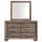6-Drawer Dresser With Mirror Washed Taupe-465599161