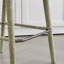 Tabouret de bar rembourré sans dossier - siège rembourré, repose-pieds en métal et espace pour les petites cuisines, 2-130040872