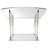  Podium,Tablemount Clear Ghost Acrylic 27"x 13.7" x 19.5" 1803-6 Easy Assembly Required