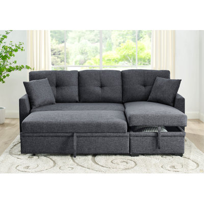 Modular Sleeper Sectional Sofa With Storage