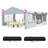 20 ft. W x 20 ft. D Outdoor Galvanized Steel Party Tent with Storage bags and 4 Sandbags-123018352