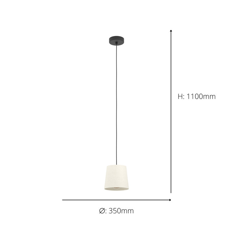 Somaria 1 - Light Matte Black Pendant
