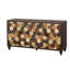 Buffet moderne à motif nid d'abeille avec rangement multifonctionnel