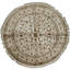 Silk Floral Area Rug in Ivory